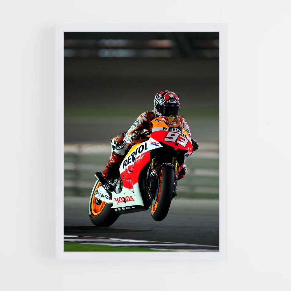 Poster MotoGP RCv spectaculaire – affiche Honda Moto (vue 3)